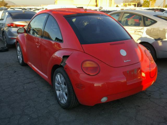 3VWCD21C83M436745 - 2003 VOLKSWAGEN NEW BEETLE RED photo 3