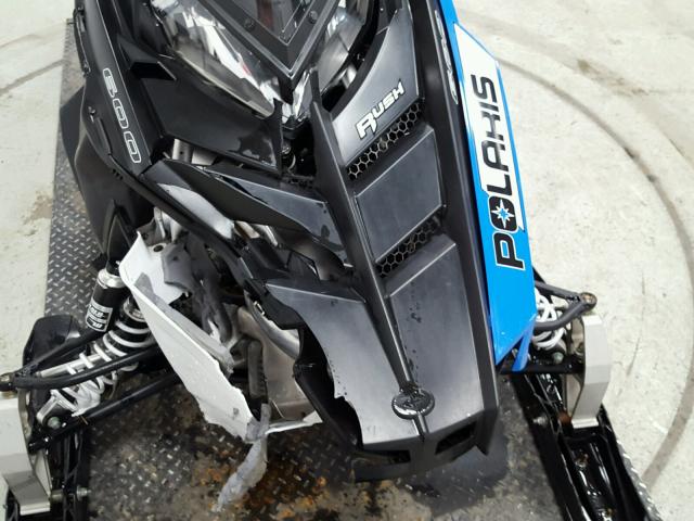 SN1BP6GSXEC025960 - 2014 POLARIS RUSH 600 BLUE photo 10