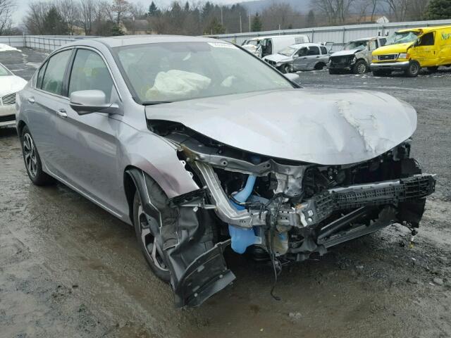 1HGCR3F88HA026709 - 2017 HONDA ACCORD EXL SILVER photo 1