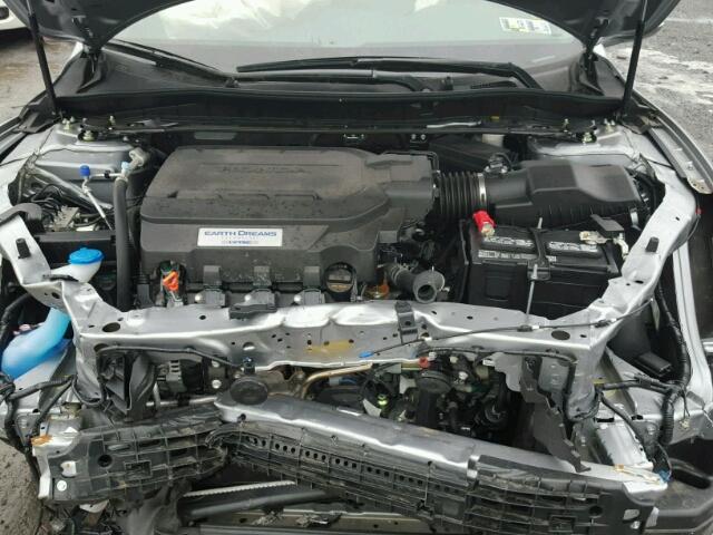 1HGCR3F88HA026709 - 2017 HONDA ACCORD EXL SILVER photo 7