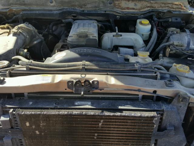 3D7KA28603G706899 - 2003 DODGE RAM 2500 S GOLD photo 7