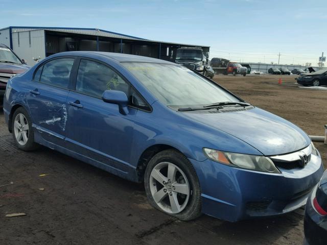 2HGFA1F6XAH503493 - 2010 HONDA CIVIC BLUE photo 1