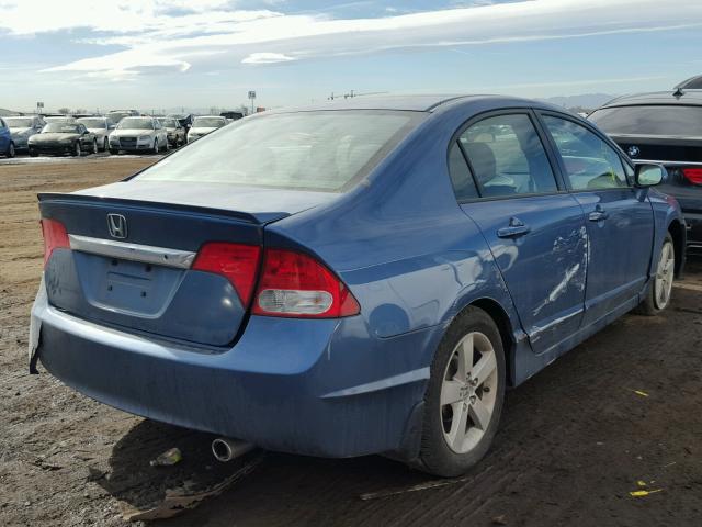 2HGFA1F6XAH503493 - 2010 HONDA CIVIC BLUE photo 4