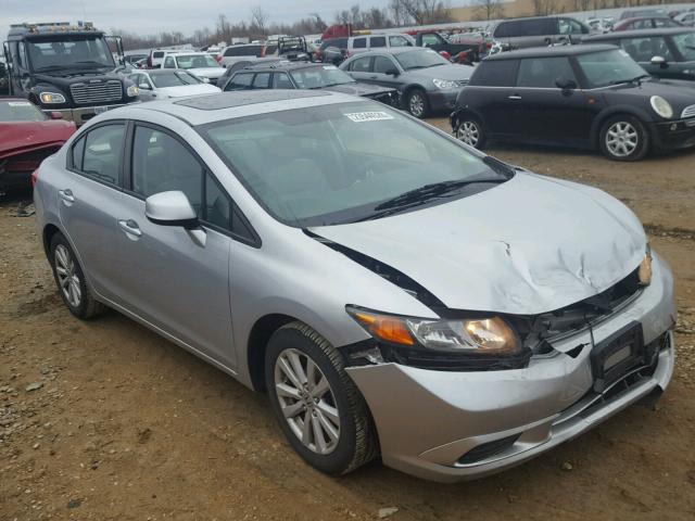 19XFB2F97CE022367 - 2012 HONDA CIVIC EXL SILVER photo 1