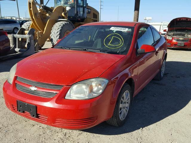 1G1AT18H897164489 - 2009 CHEVROLET COBALT LT RED photo 2