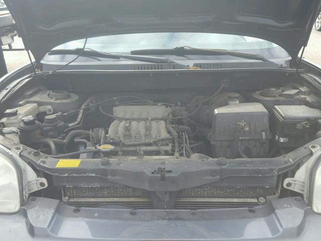 KM8SC73D42U243647 - 2002 HYUNDAI SANTA FE G BLACK photo 7