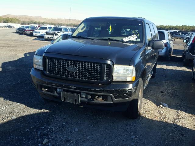 1FMNU43S03EB44486 - 2003 FORD EXCURSION BLACK photo 2