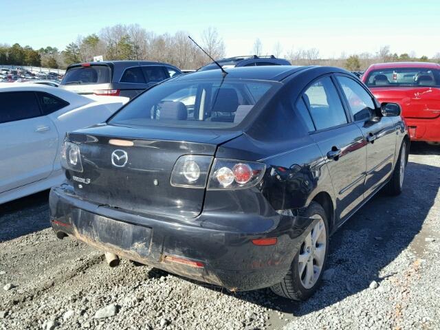 JM1BK32G781166939 - 2008 MAZDA 3 I BLACK photo 4