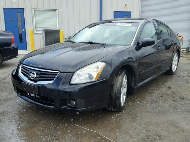 1N4BA41E77C861732 - 2007 NISSAN MAXIMA SE BLACK photo 2