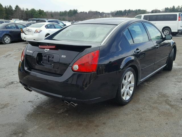 1N4BA41E77C861732 - 2007 NISSAN MAXIMA SE BLACK photo 4