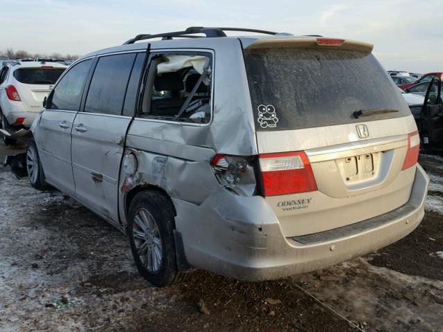 5FNRL38847B038630 - 2007 HONDA ODYSSEY TO SILVER photo 3