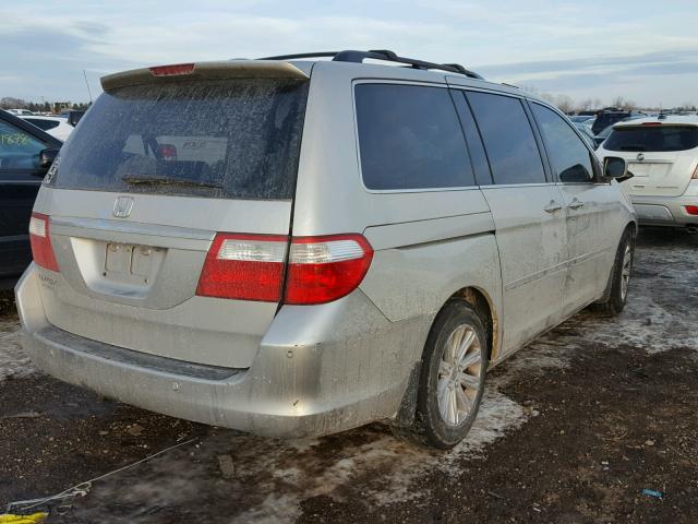 5FNRL38847B038630 - 2007 HONDA ODYSSEY TO SILVER photo 4