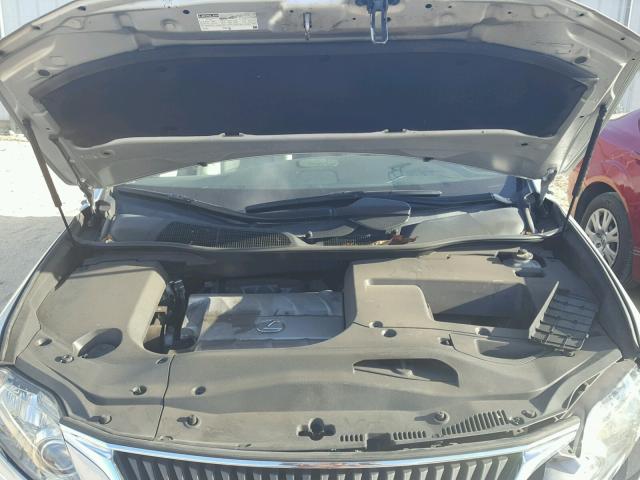 JTJZK1BA1A2402786 - 2010 LEXUS RX 350 SILVER photo 7