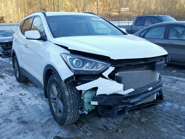 5NMZUDLB3HH021758 - 2017 HYUNDAI SANTA FE S WHITE photo 1