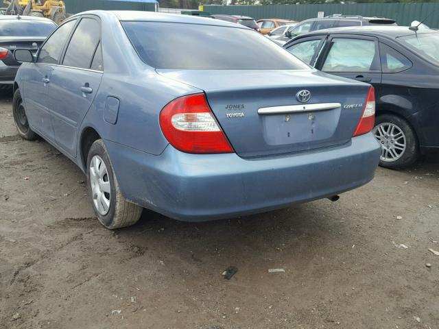 4T1BE32K94U933755 - 2004 TOYOTA CAMRY LE BLUE photo 3