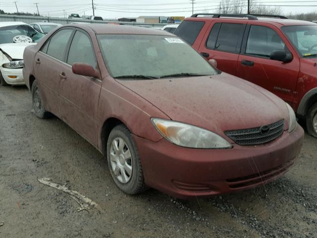 4T1BE32KX2U023934 - 2002 TOYOTA CAMRY LE MAROON photo 1