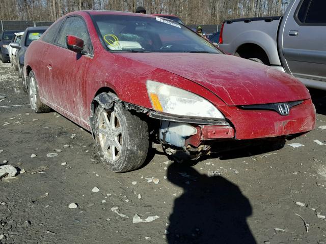 1HGCM82643A014517 - 2003 HONDA ACCORD EX RED photo 1