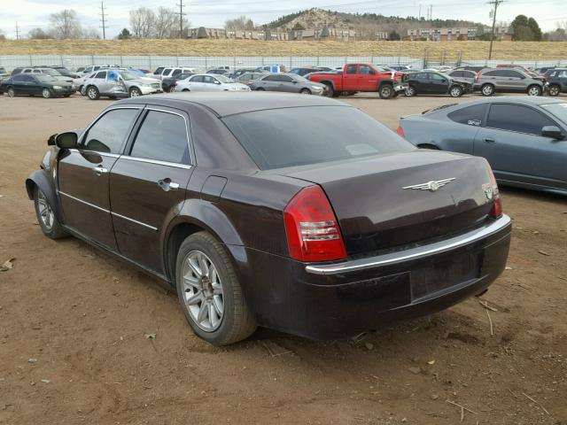 2C3JA63H95H522980 - 2005 CHRYSLER 300C MAROON photo 3