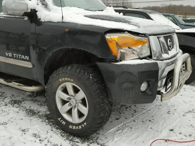 1N6AA06C08N302080 - 2008 NISSAN TITAN XE GREEN photo 9