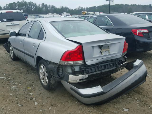 YV1RS61N512011204 - 2001 VOLVO S60 SILVER photo 3
