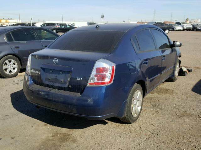 3N1AB61E07L718112 - 2007 NISSAN SENTRA 2.0 BLUE photo 4