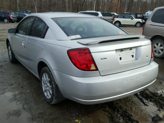 1G8AN12F94Z149399 - 2004 SATURN ION LEVEL SILVER photo 3