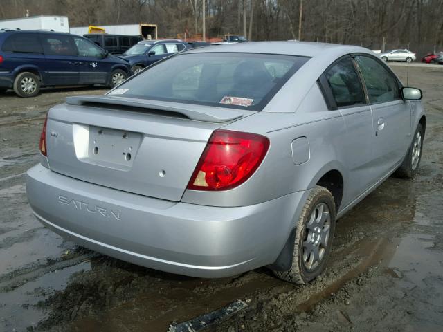 1G8AN12F94Z149399 - 2004 SATURN ION LEVEL SILVER photo 4