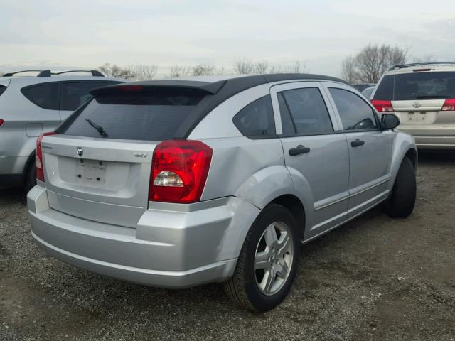 1B3HB48B47D188214 - 2007 DODGE CALIBER SX SILVER photo 4