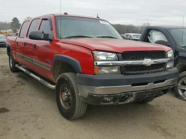 1GCHK23114F154295 - 2004 CHEVROLET SILVERADO RED photo 1