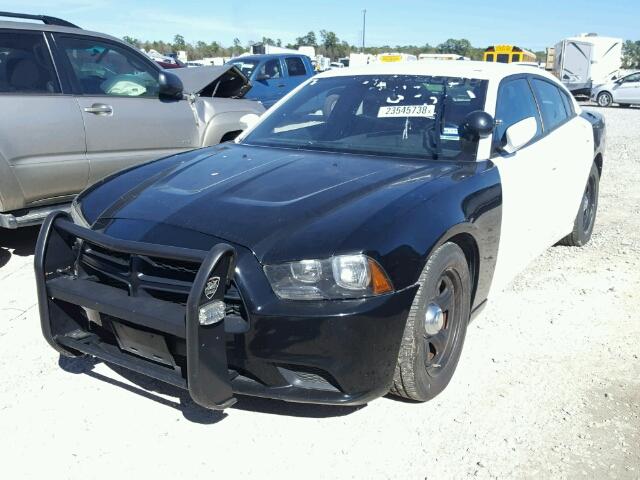 2C3CDXAG7CH159365 - 2012 DODGE CHARGER PO TWO TONE photo 2