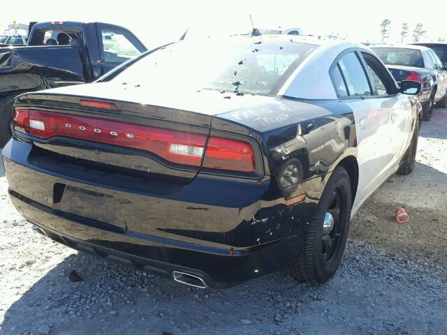 2C3CDXAG7CH159365 - 2012 DODGE CHARGER PO TWO TONE photo 4