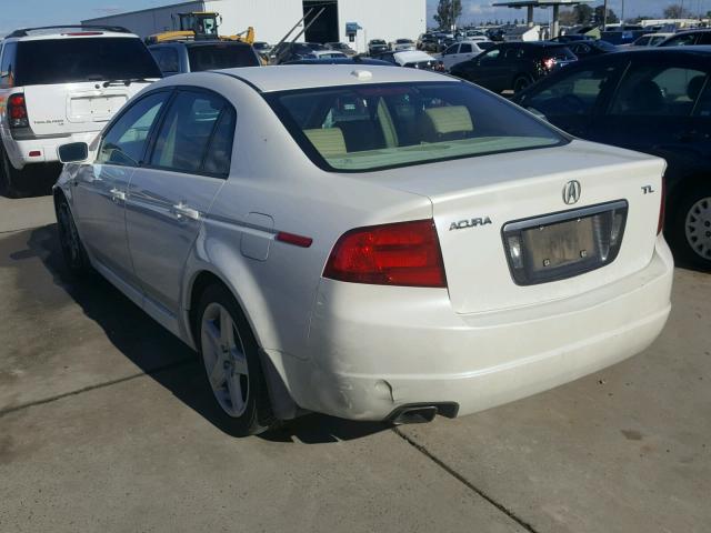 19UUA66216A024533 - 2006 ACURA 3.2TL WHITE photo 3