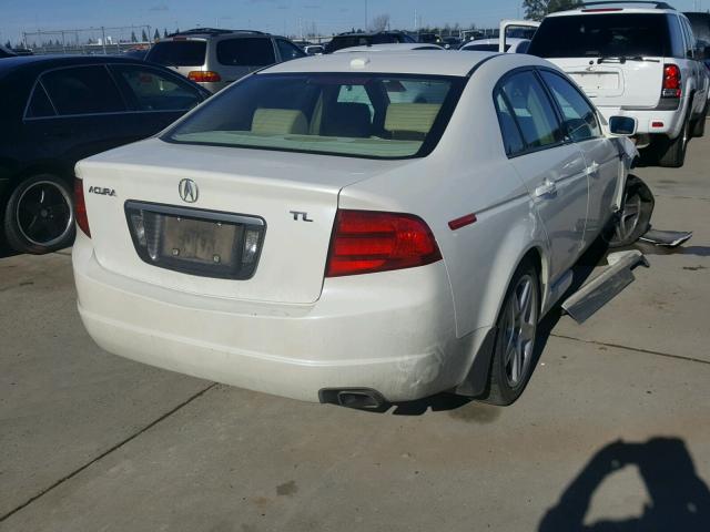 19UUA66216A024533 - 2006 ACURA 3.2TL WHITE photo 4