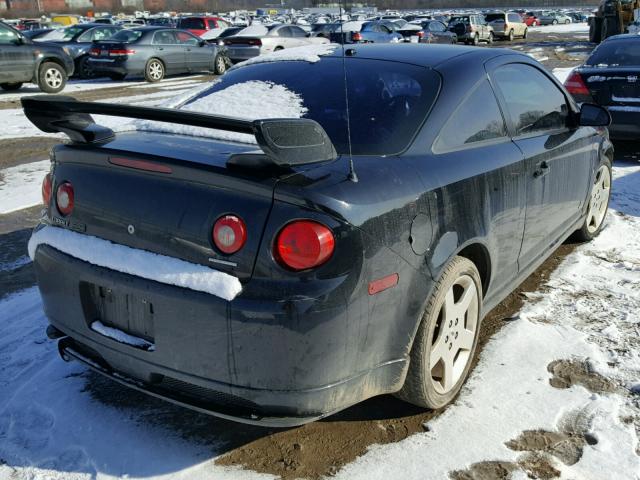 1G1AP15P577373220 - 2007 CHEVROLET COBALT SS BLACK photo 4