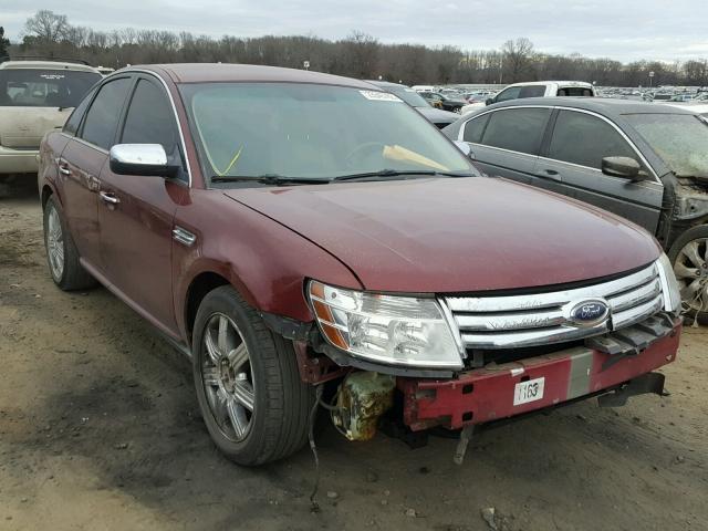 1FAHP25W68G122491 - 2008 FORD TAURUS LIM MAROON photo 1