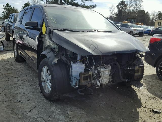 KNDMB5C13F6051205 - 2015 KIA SEDONA LX BLACK photo 1