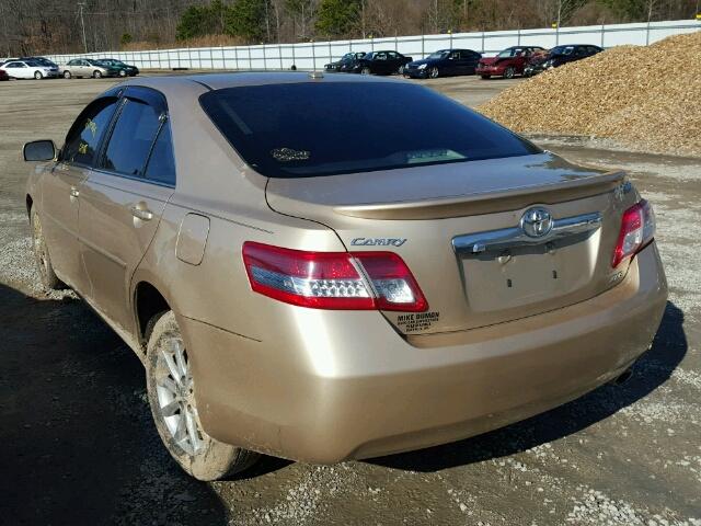 4T1BF3EK1BU734513 - 2011 TOYOTA CAMRY BASE TAN photo 3