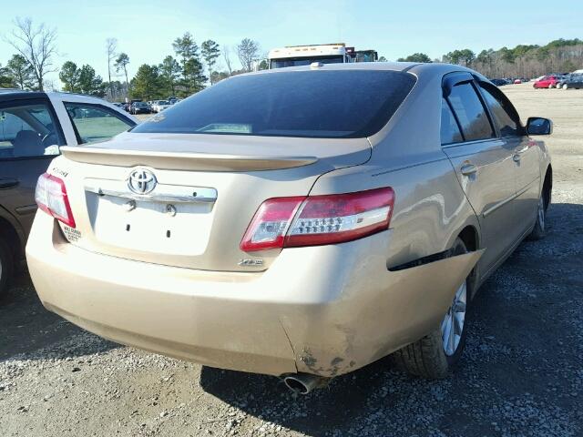 4T1BF3EK1BU734513 - 2011 TOYOTA CAMRY BASE TAN photo 4