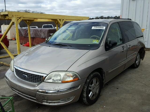 2FMZA52403BA94445 - 2003 FORD WINDSTAR S GOLD photo 2