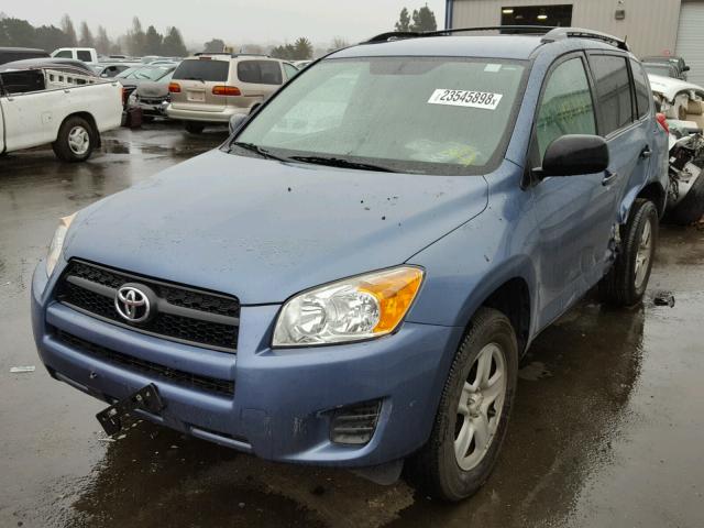 2T3ZF4DV9AW034860 - 2010 TOYOTA RAV4 BLUE photo 2