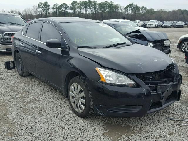 3N1AB7AP7EY288988 - 2014 NISSAN SENTRA S BLACK photo 1