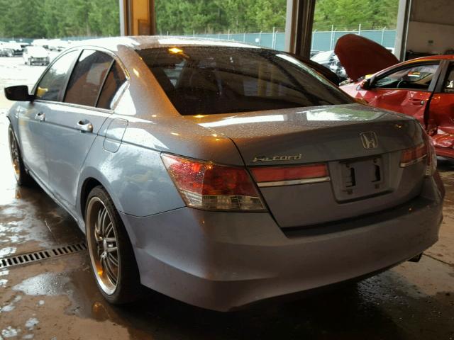 1HGCP2F47BA081169 - 2011 HONDA ACCORD LXP BLUE photo 3