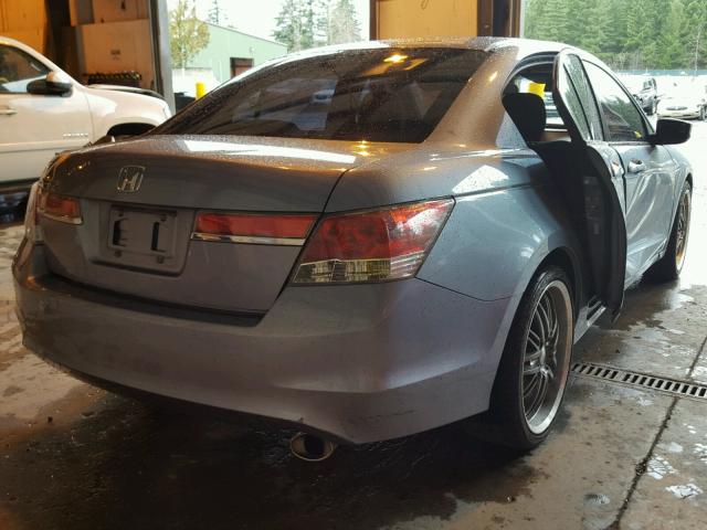 1HGCP2F47BA081169 - 2011 HONDA ACCORD LXP BLUE photo 4