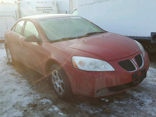 1G2ZF55B964263932 - 2006 PONTIAC G6 SE RED photo 1