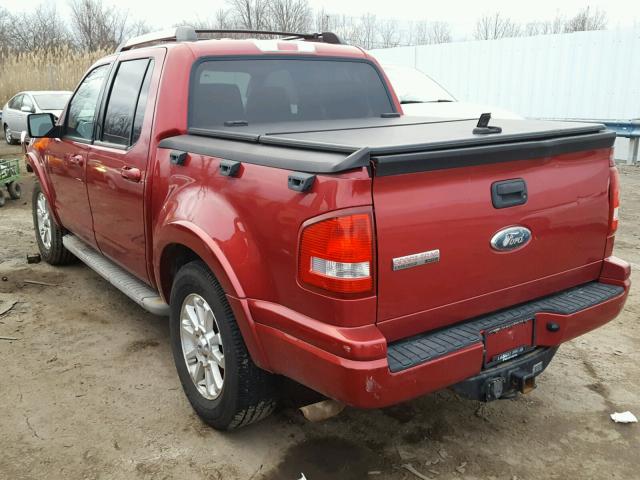 1FMEU53K27UA21421 - 2007 FORD EXPLORER S RED photo 3