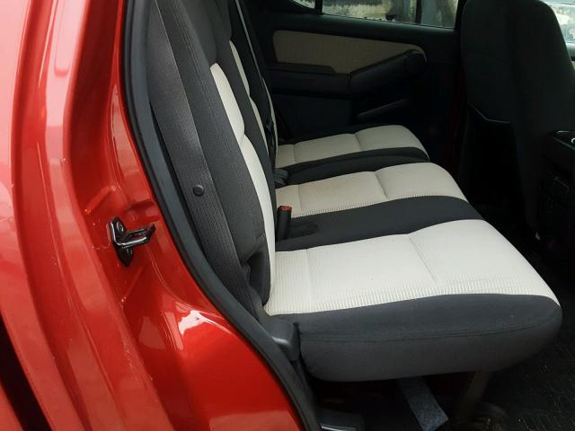 1FMEU53K27UA21421 - 2007 FORD EXPLORER S RED photo 9