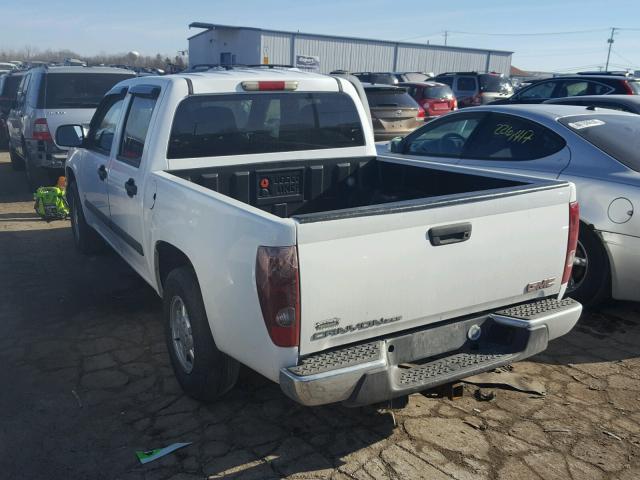 1GTCS139378127845 - 2007 GMC CANYON WHITE photo 3