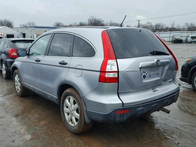 5J6RE48528L014678 - 2008 HONDA CR-V EX BLUE photo 3