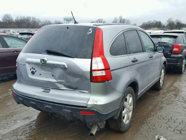 5J6RE48528L014678 - 2008 HONDA CR-V EX BLUE photo 4