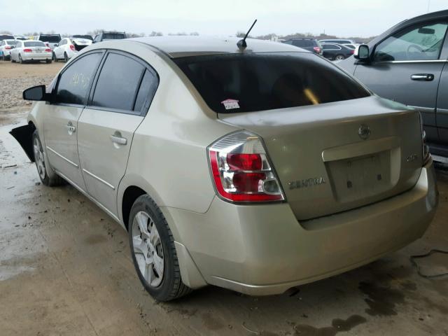 3N1AB61E17L652394 - 2007 NISSAN SENTRA 2.0 BEIGE photo 3